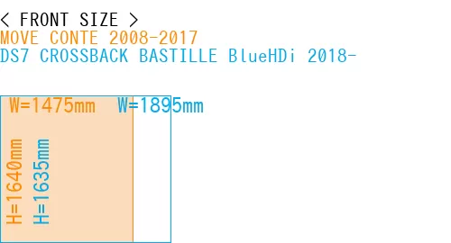 #MOVE CONTE 2008-2017 + DS7 CROSSBACK BASTILLE BlueHDi 2018-